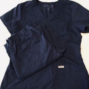 Greys Anatomy Scrub Set - Navy